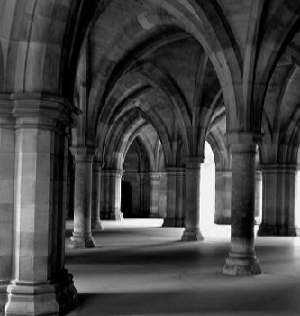 Glasgow Uni Cloisters